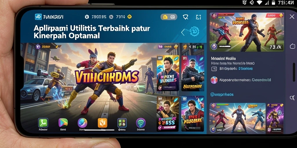 Tampilan antarmuka 73K yang ramah pengguna dan intuitif.