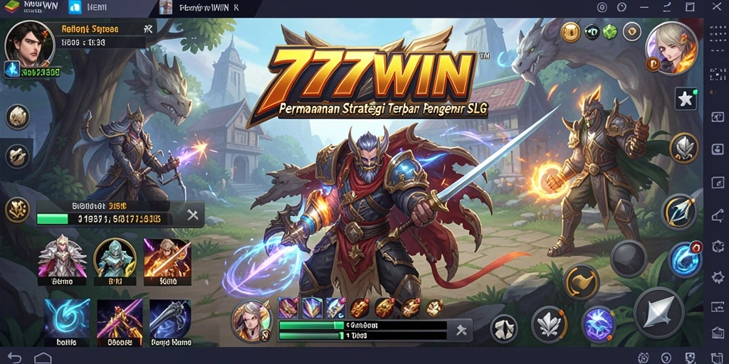 Tampilan gameplay SLG mendebarkan di 777WIN.