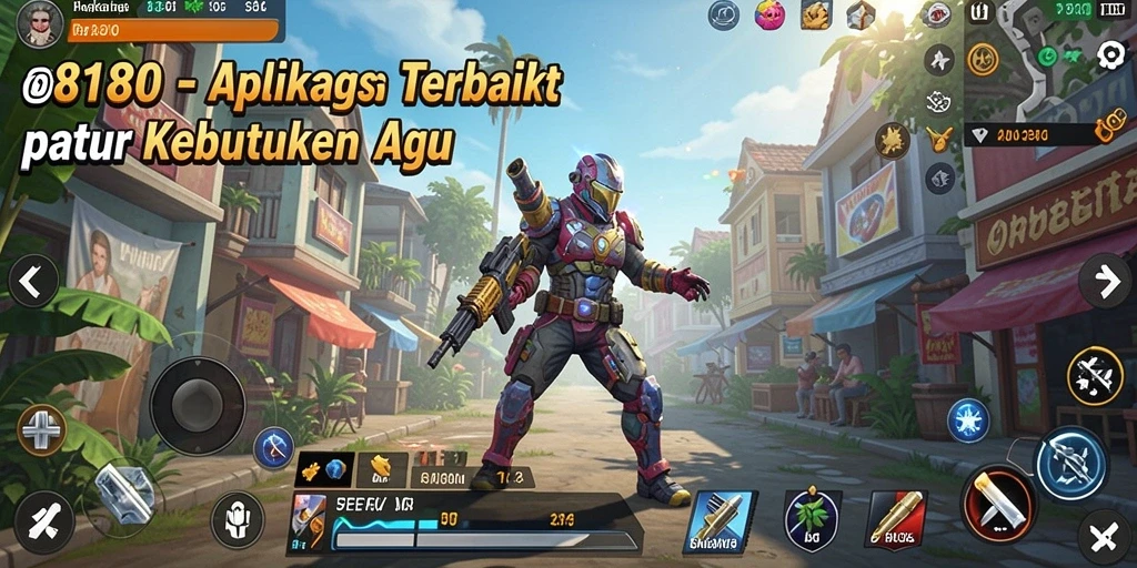Tampilan aplikasi 8180 dengan fitur utility yang intuitif.