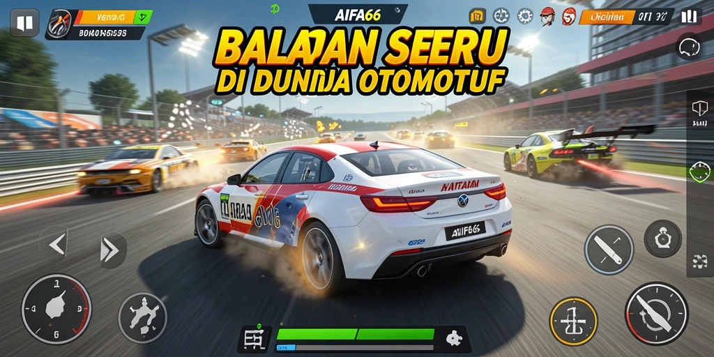Gameplay seru dengan balapan yang mendebarkan di AIFA66.