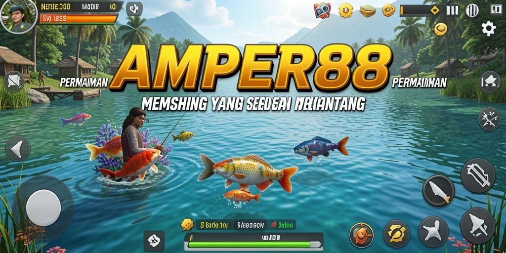 Tampilan gameplay AMPER88 yang menarik dengan pengalaman memancing yang mendalam.