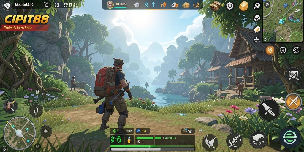 Gameplay dalam dunia terbuka yang memukau di CIPIT88.