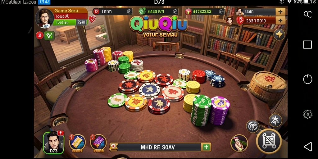 Tampilan gameplay D73 yang menarik dan kompetitif.