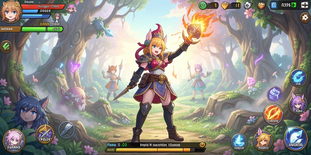 Tampilan gameplay menakjubkan dari ID098 dengan aksi Anime yang mendebarkan.