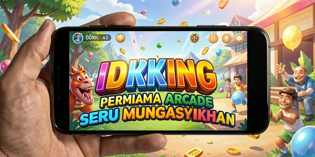Tangkapan layar IDRKING menampilkan keseruan gameplay Arcade yang menantang.
