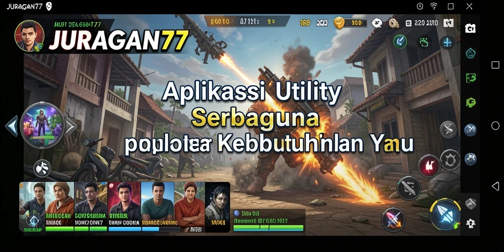Tampilan antarmuka JURAGAN77 yang intuitif dan mudah digunakan.