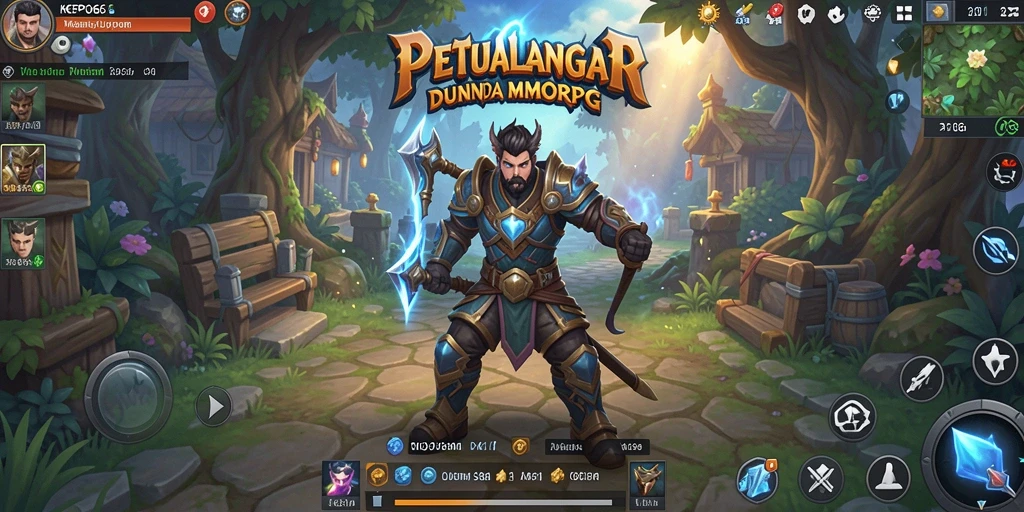 Gameplay mendebarkan dalam dunia fantasi MMORPG KEPO66.