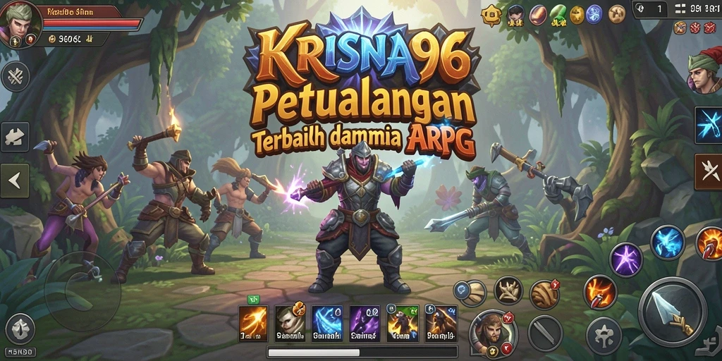 Tampilan gameplay menarik dari KRISNA96 di dunia ARPG.