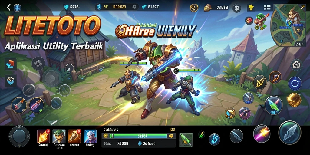 Screenshot utama LITETOTO menampilkan antarmuka yang sederhana dan intuitif.