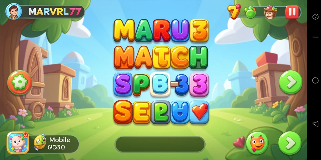 Gameplay <strong>MARVRL77</strong> yang menarik dan penuh warna.