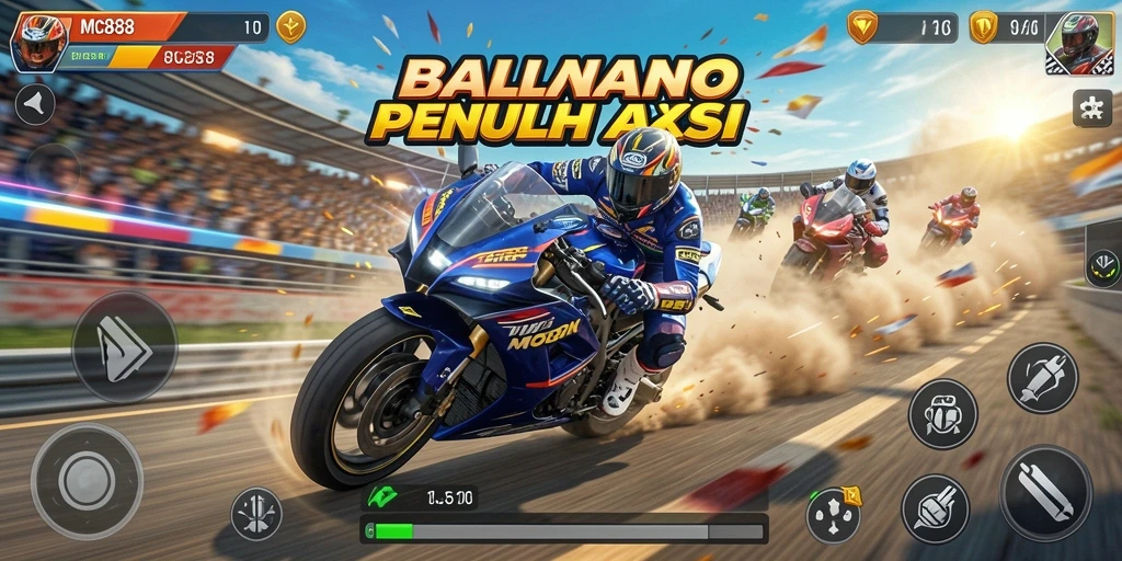 Gameplay seru balapan motor yang mendebarkan di MC888.