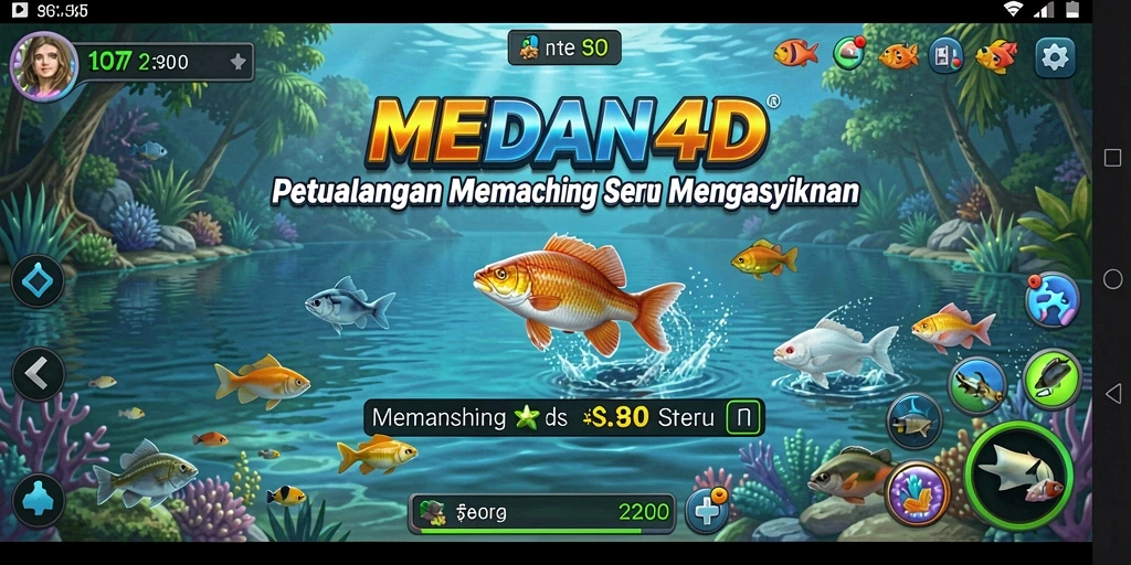 Gameplay memancing yang seru di MEDAN4D dengan berbagai lokasi menarik.