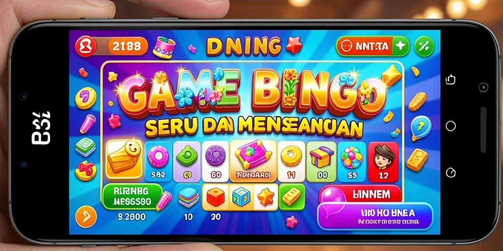 Screenshot gameplay Bingo RR33 dengan antarmuka yang menarik dan interaksi seru.