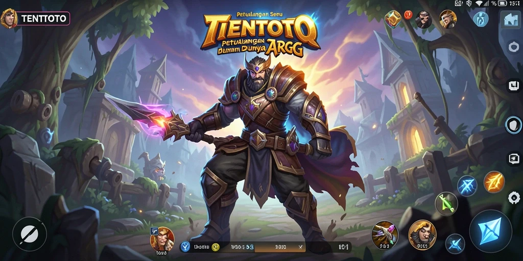 Tampilan menarik dari gameplay TENTOTO yang penuh aksi ARPG.